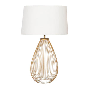 Wire Bubble Gold Lamp+ Off White Shade Floor Lamp Leather Gallery 