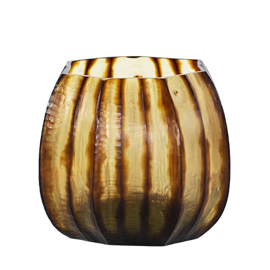 Zimbali Vase Vase Leather Gallery 34 x 35cm 