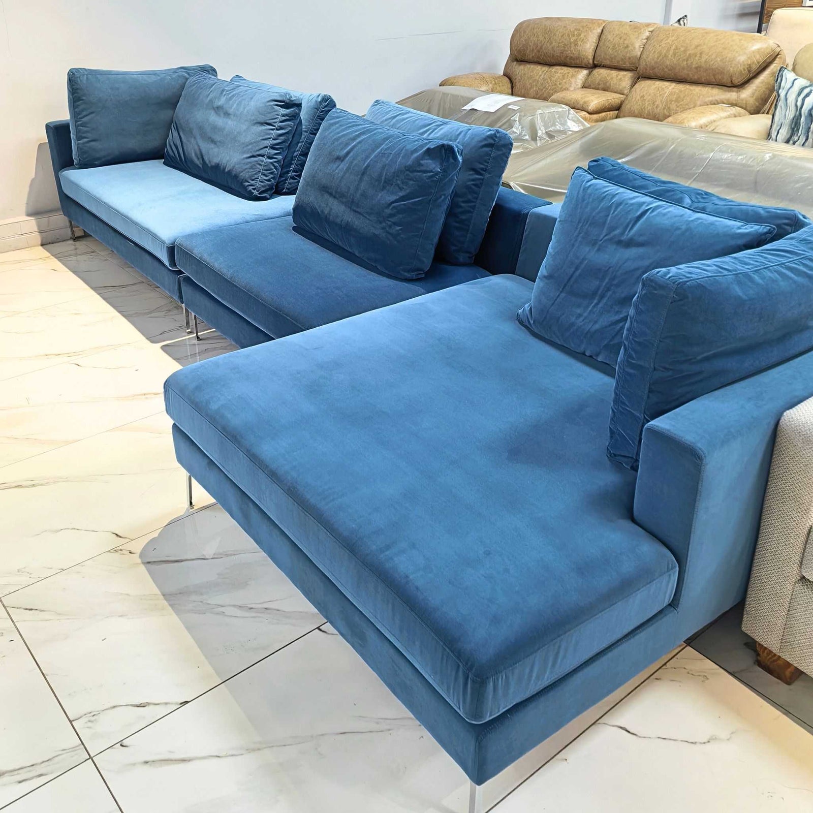 Zara Fabric Couch - Warehouse Clearance