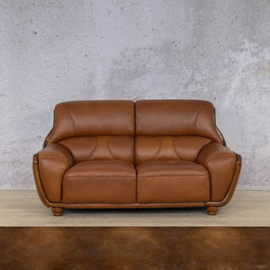 Zuri 2 Seater Leather Sofa Leather Sofa Leather Gallery Royal Walnut 