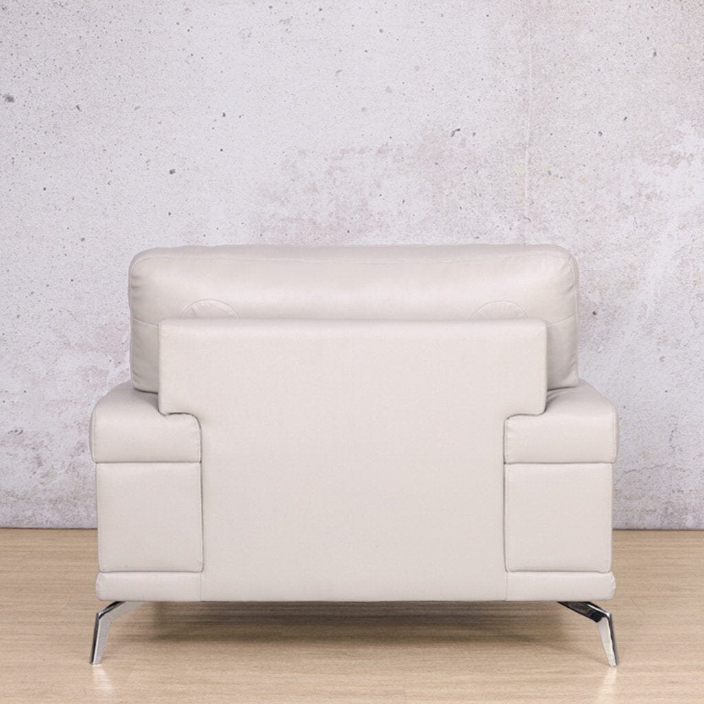 Adaline 1 Seater Leather Sofa Leather Sofa Leather Gallery-luxe-grey