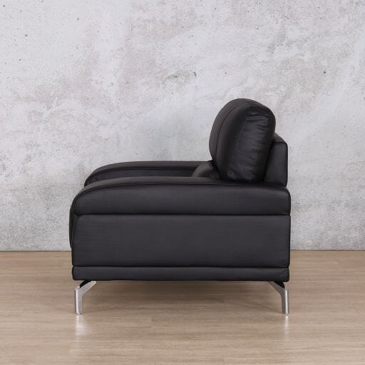 Adaline 1 Seater Leather Sofa Leather Sofa Leather Gallery-black