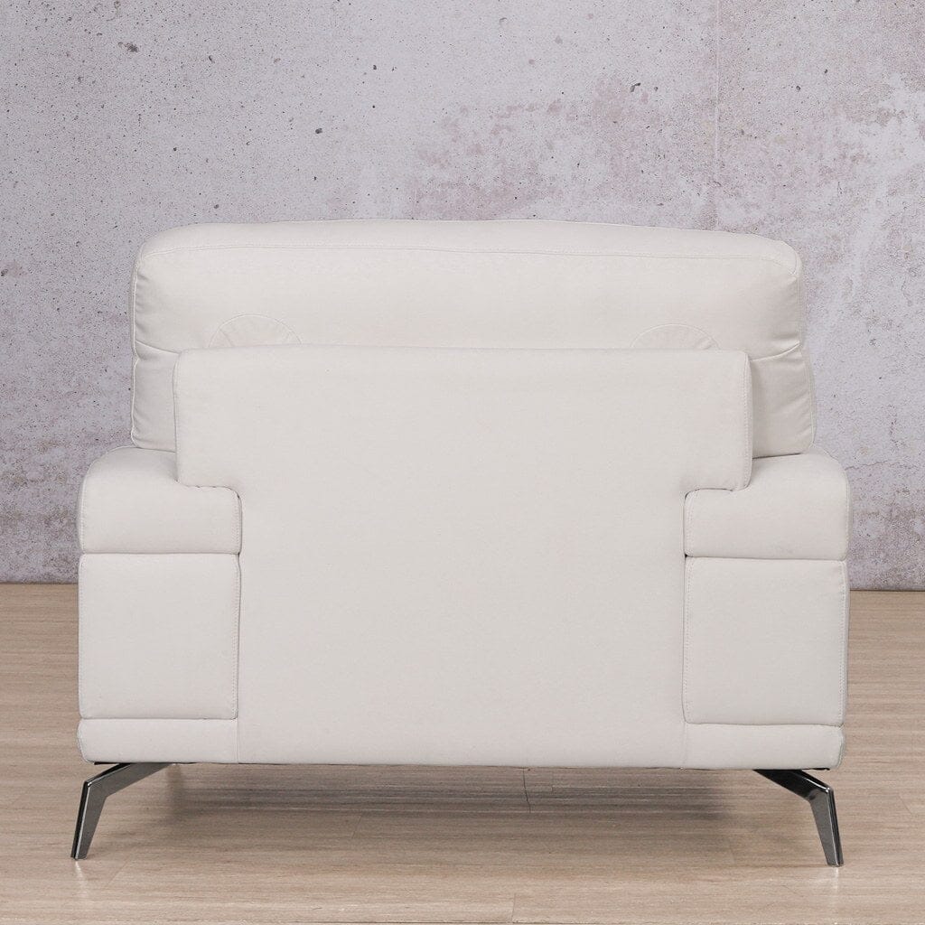 Adaline 1 Seater Leather Sofa Leather Sofa Leather Gallery-luxe-grey