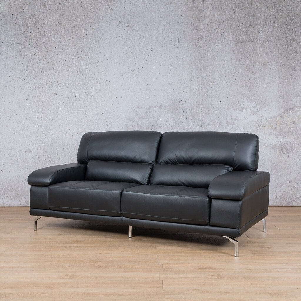 Adaline 3+2+1 Leather Sofa Suite Leather Sofa Leather Gallery-black