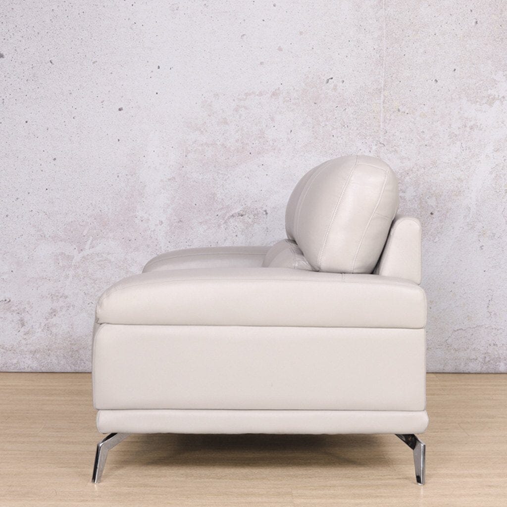 Adaline 3 Seater Leather Sofa Leather Sofa Leather Gallery-luxe-grey