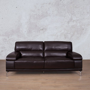 Adaline 3+2 Leather Sofa Suite - Available on Special Order Plan Only Leather Sofa Leather Gallery Choc 