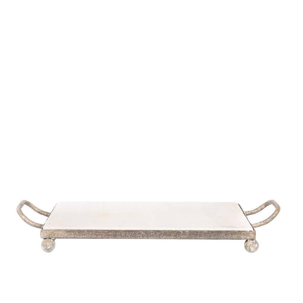 Alessia Marble Tray Trays Leather Gallery