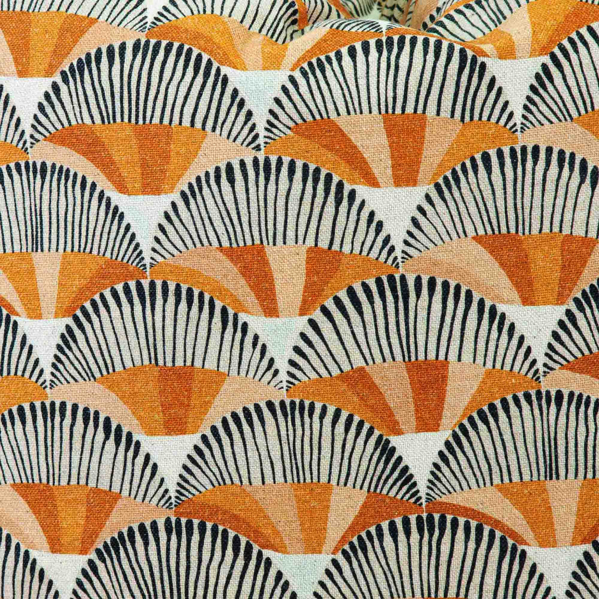 Close up of the Algeria Forest Rooibos cushion showing its smooth textured fabric. | Scatter cushions, cushions, chair cushions, lounge cushions. 