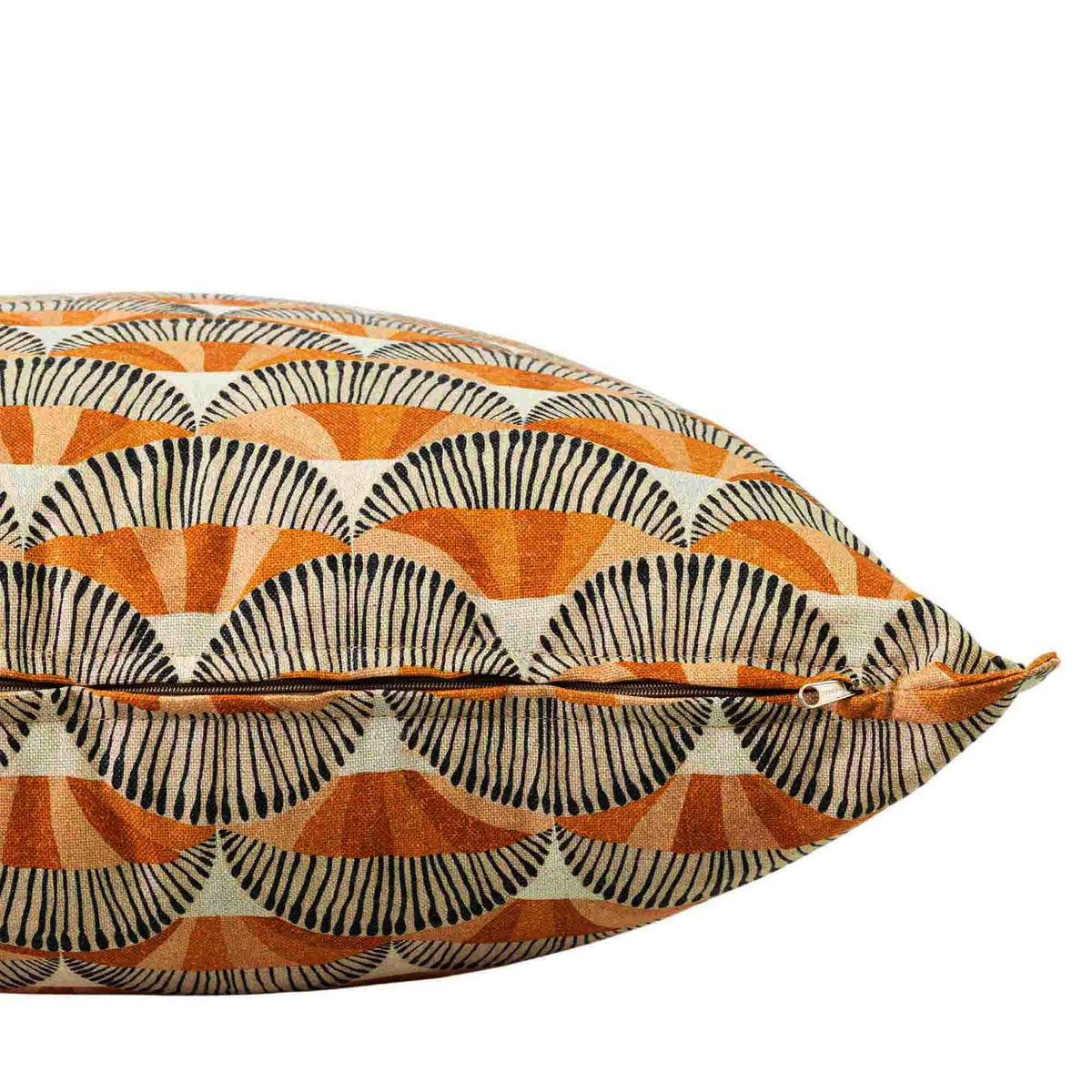 Side view of the Algeria Forest Rooibos scatter cushion | cushions, chair cushions