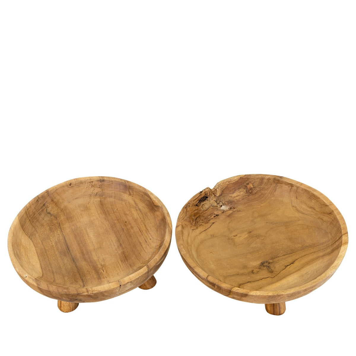 Ara Teak Tray - Set of 2 - Trays