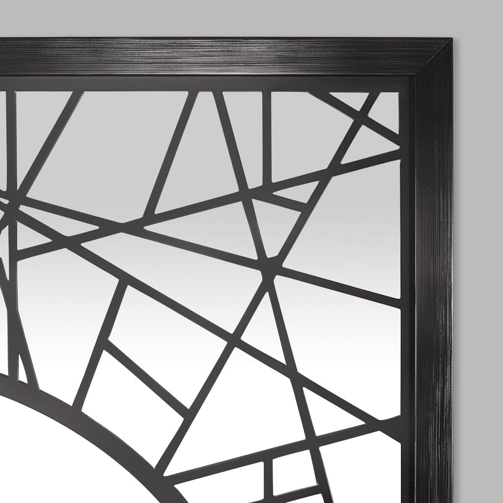 The Arcade Mirror in Black, is perfect for creating the illusion of space and adding a modern touch to your décor, this mirror is both stylish and functional. 