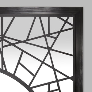 The Arcade Mirror in Black, is perfect for creating the illusion of space and adding a modern touch to your décor, this mirror is both stylish and functional. 