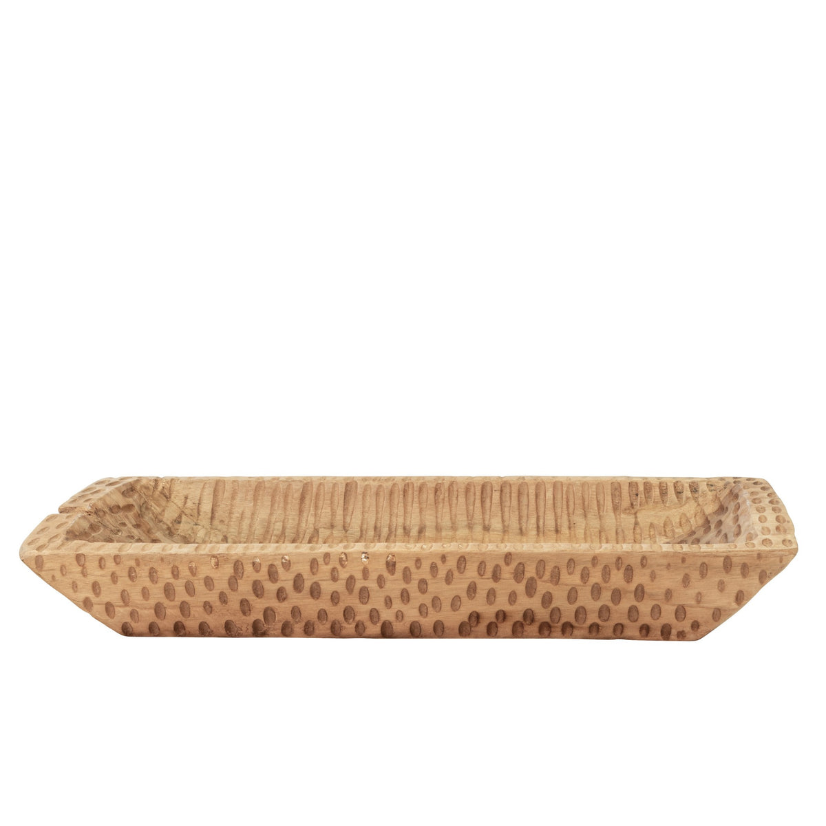 Ari Teak Tray | Leather Gallery Decor