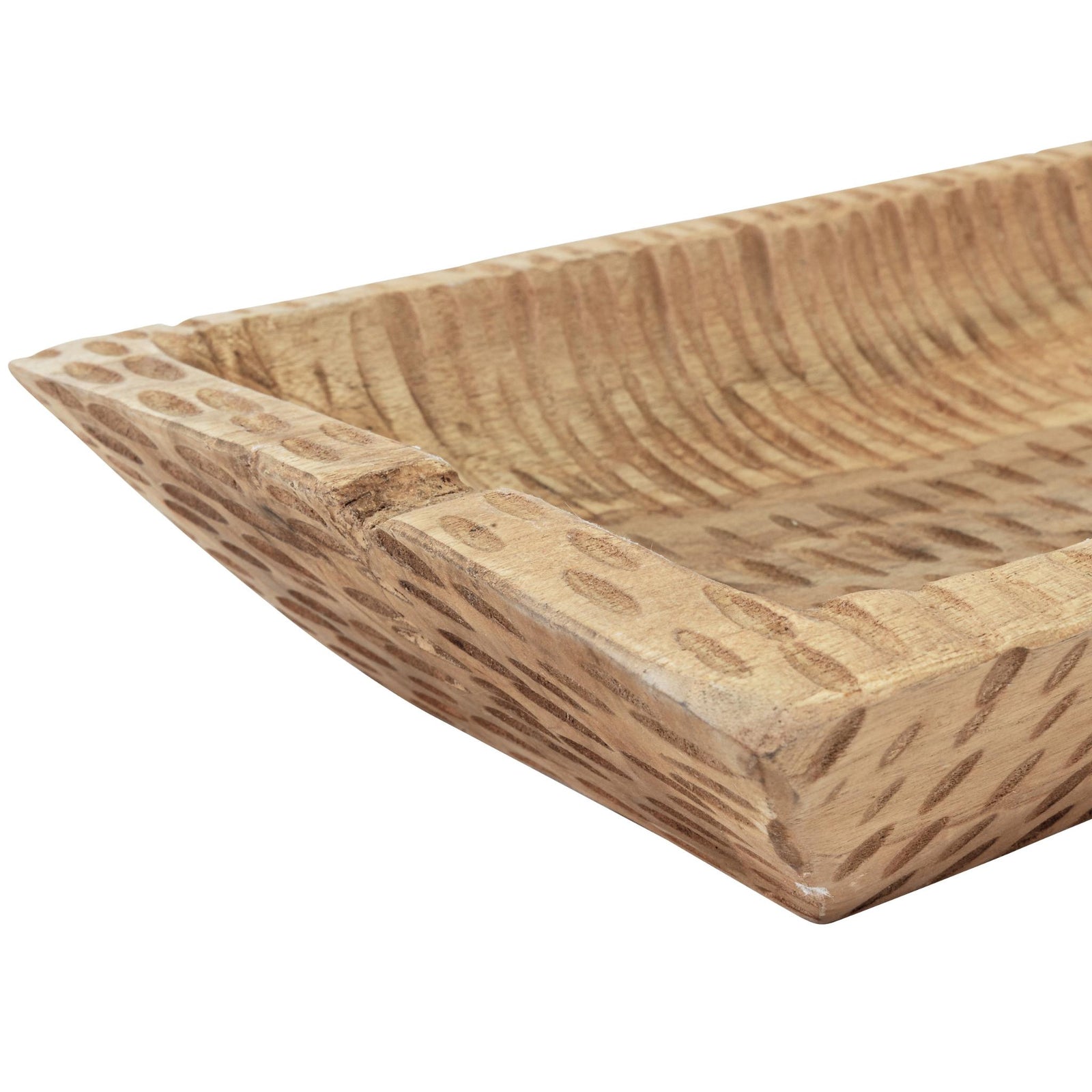 Ari Teak Tray | Leather Gallery Decor