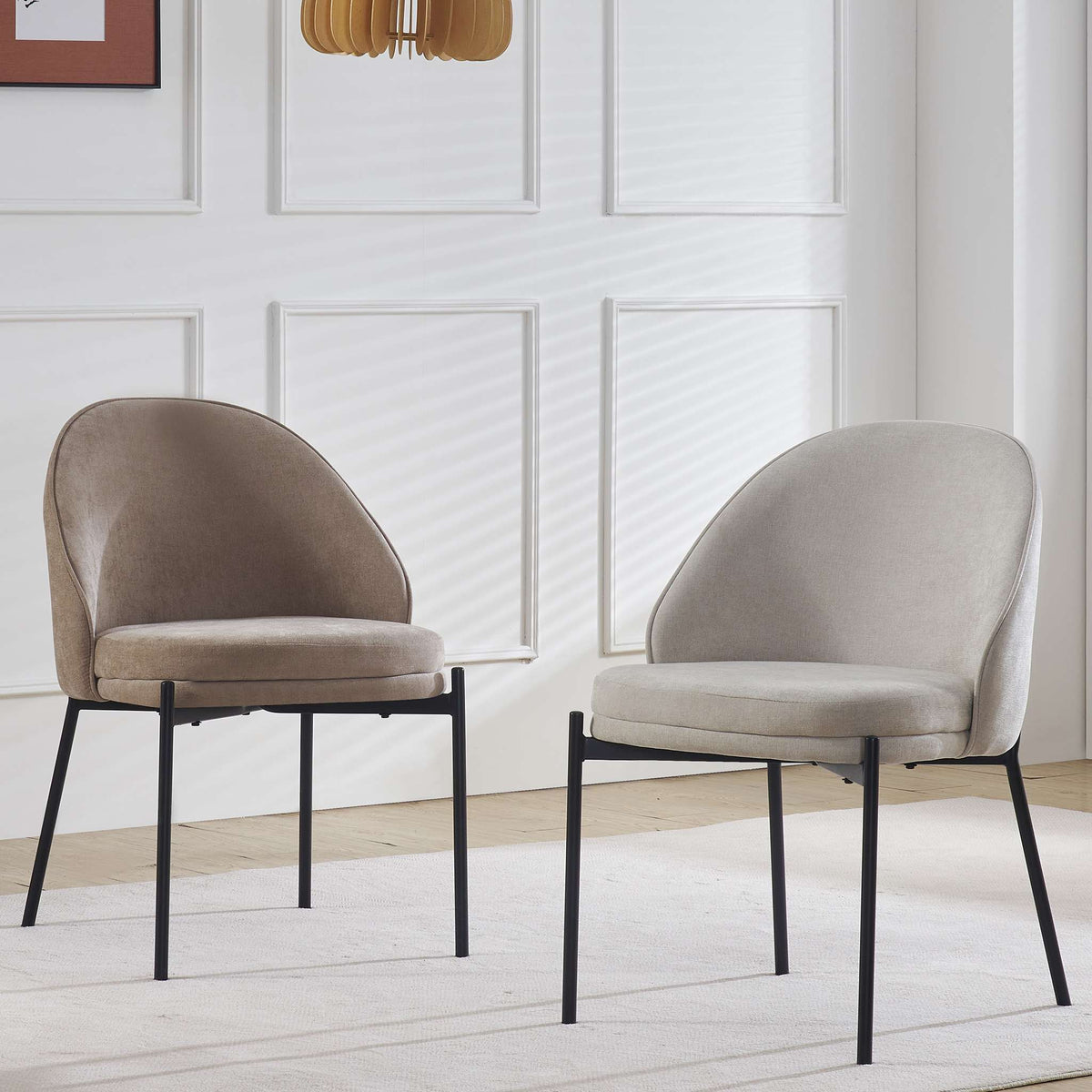 astoria dining chairs in neutral hues in a minimalist interior| Dining chairs, fabric dining chairs, modern dining chairs south africa