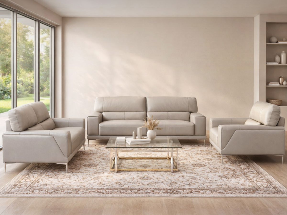 3 2 1 leather lounge suites