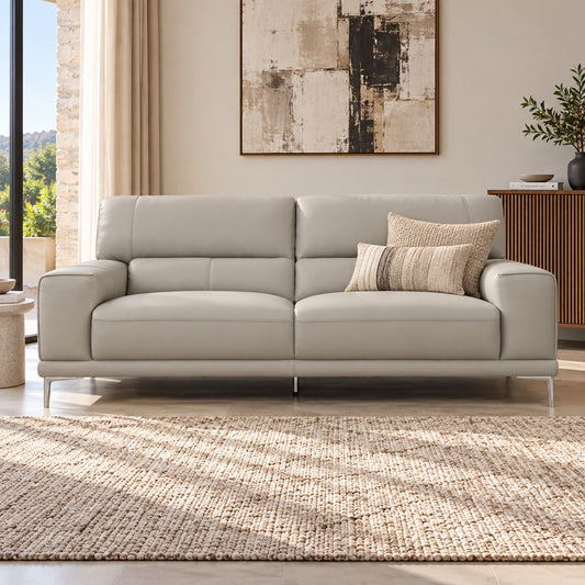 Atlanta 3 Seater Leather Couch