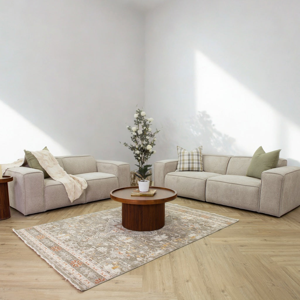 Discover Austin Fabric Couch -3-2s Belle Beige