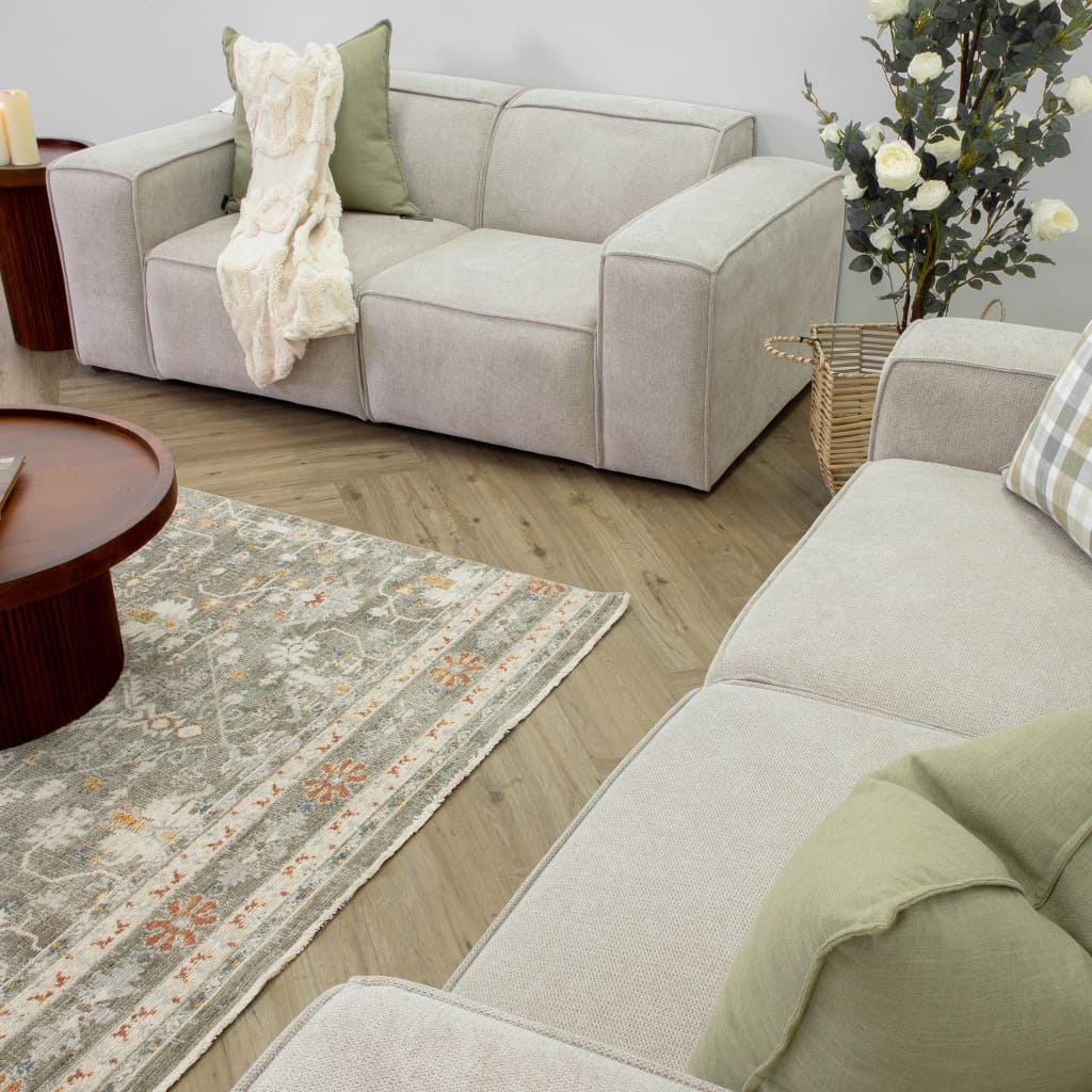 Discover Austin Fabric Couch -3-2s Belle Beige