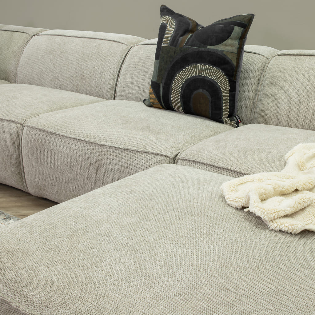 Discover Austin Fabric U chaise Sectional - Belle Beige 