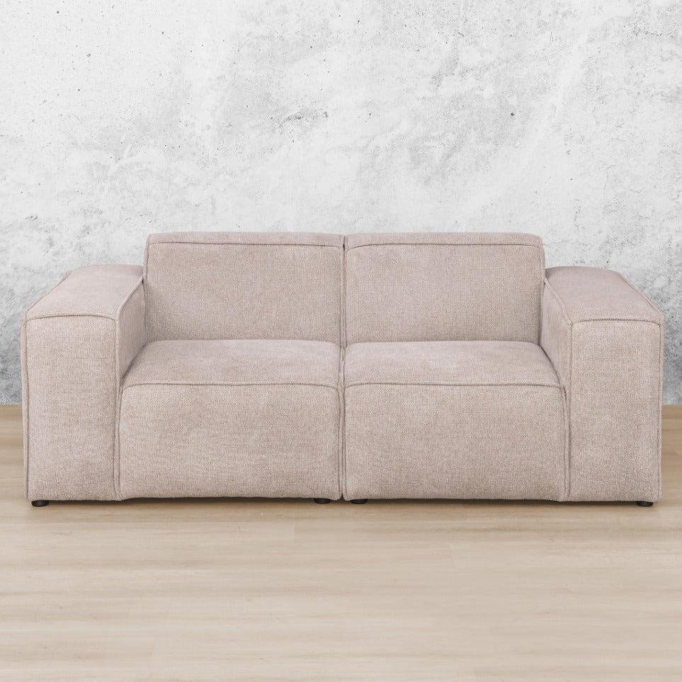 Austin 2 Seater Fabric Couch - Belle Beige | Fabric Couches, 2 seater couch, luxury couches