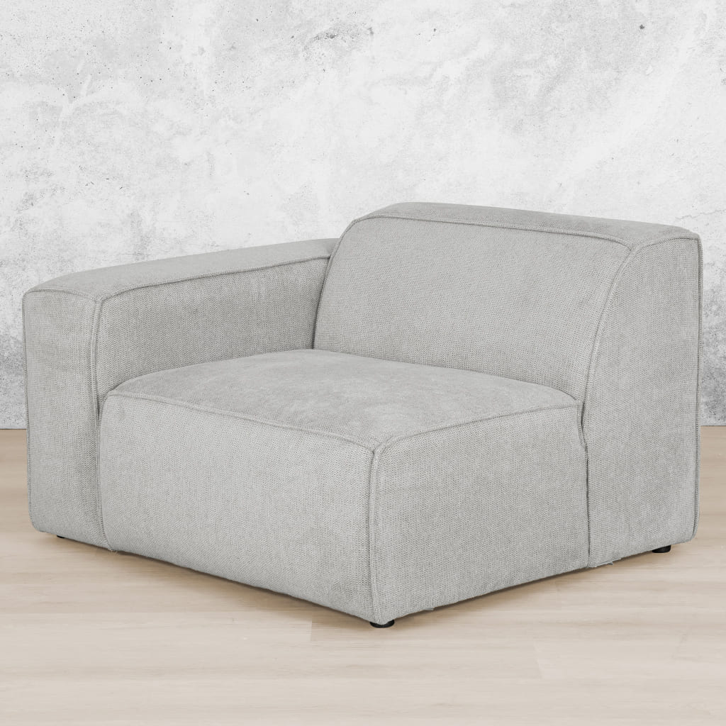 Discover Austin Fabric Couch - 1arm 1s- LHF -Bordeaux Grey