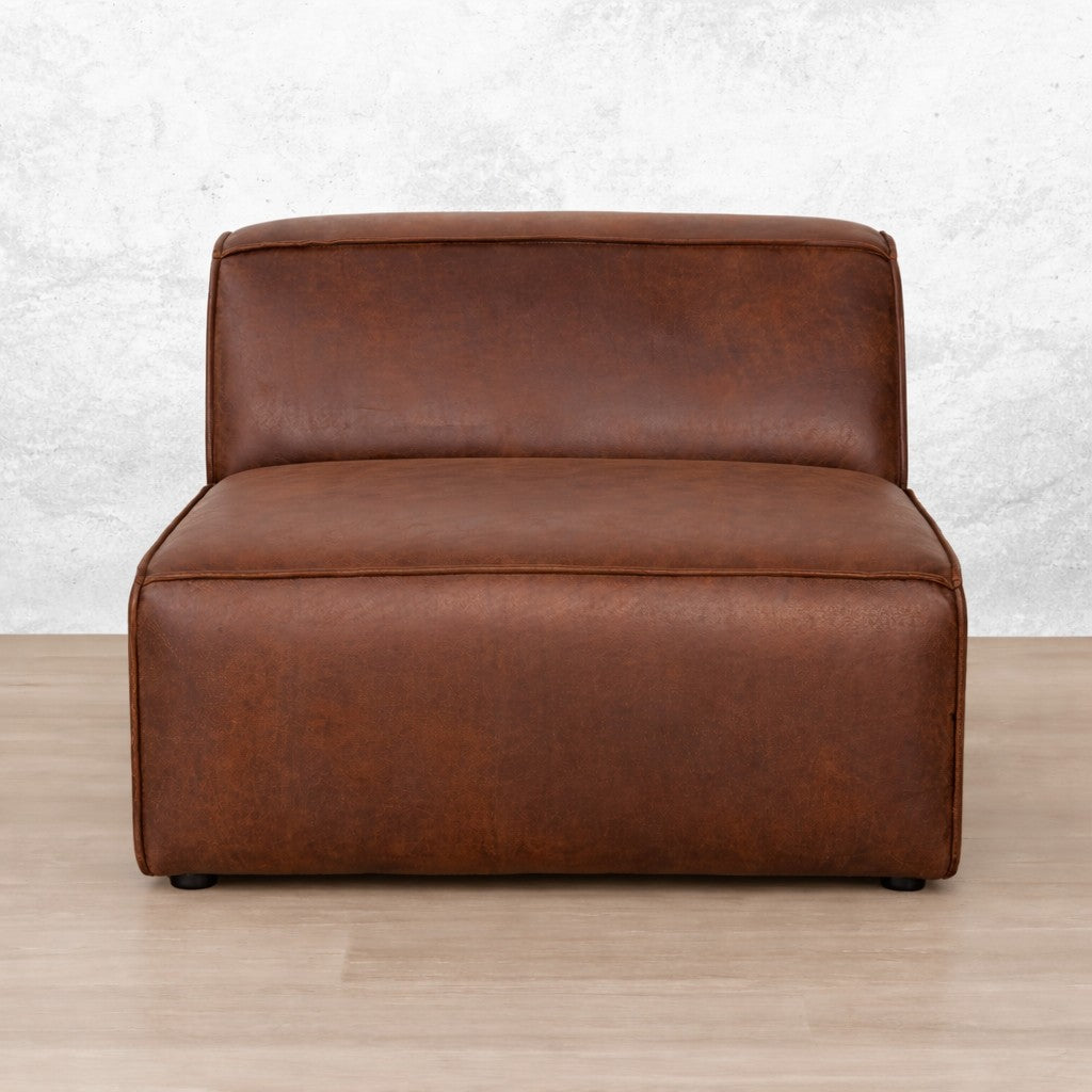 Austin Leather 1 Seater - 1 Armless - Fabric Sofa