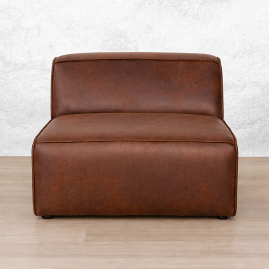 Austin Leather 1 Seater - 1 Armless - Fabric Sofa