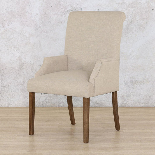 Baron Antique Dark Oak Carver Dining Chair Dining Chair Leather Gallery
