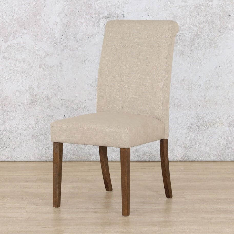 Baron Antique Dark Oak Dining Chair Dining Chair Leather Gallery