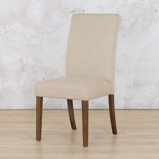 Baron Antique Dark Oak Dining Chair Dining Chair Leather Gallery