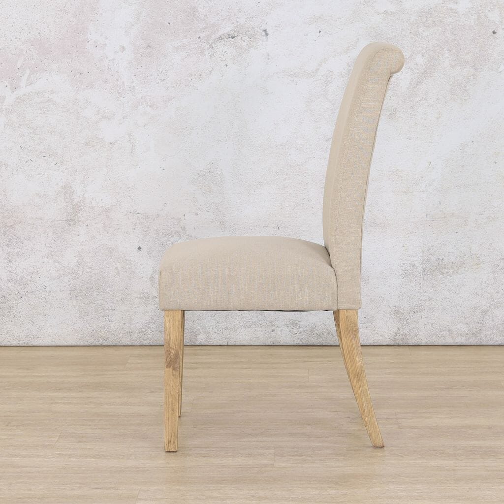 Baron Antique Natural Oak Dining Chair Dining Chair Leather Gallery