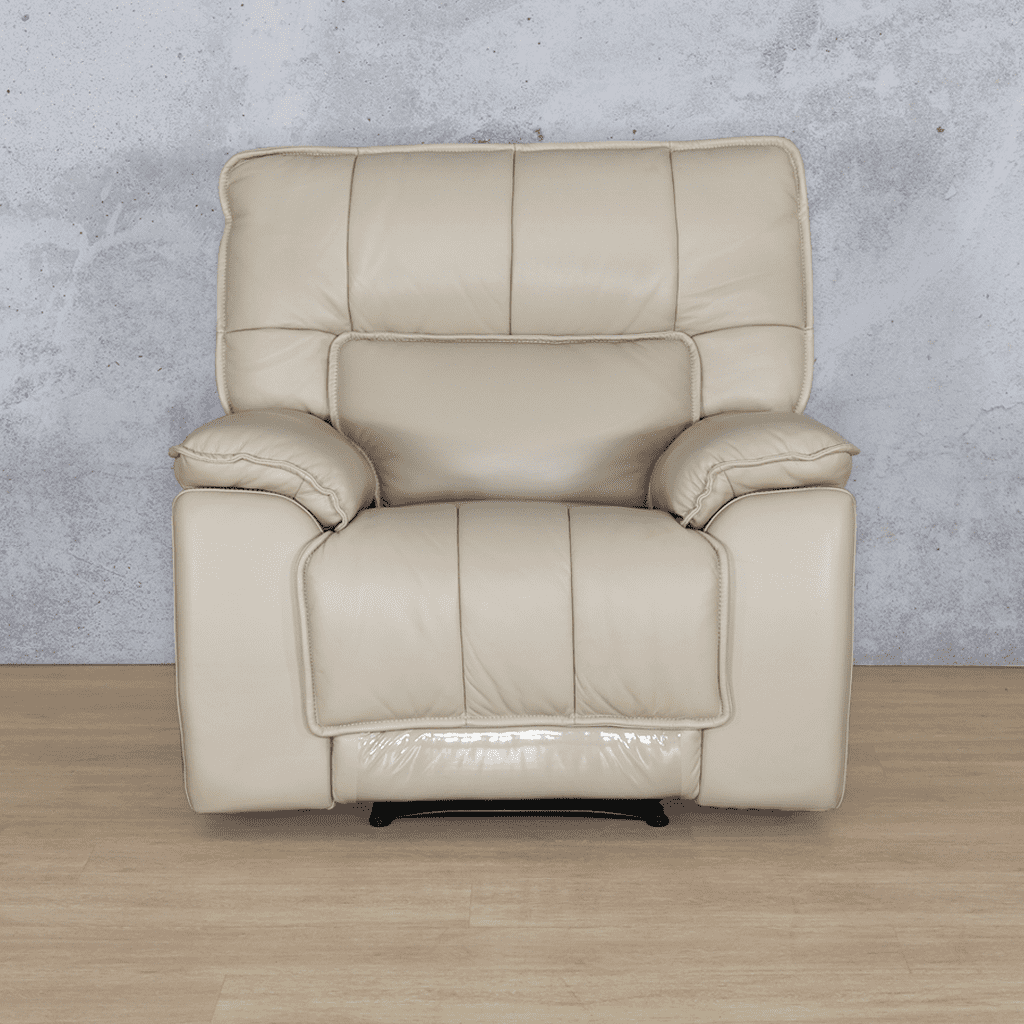 Bentley Home Theatre Suite 3 + 2 + 1 - Leather Recliner beige-g