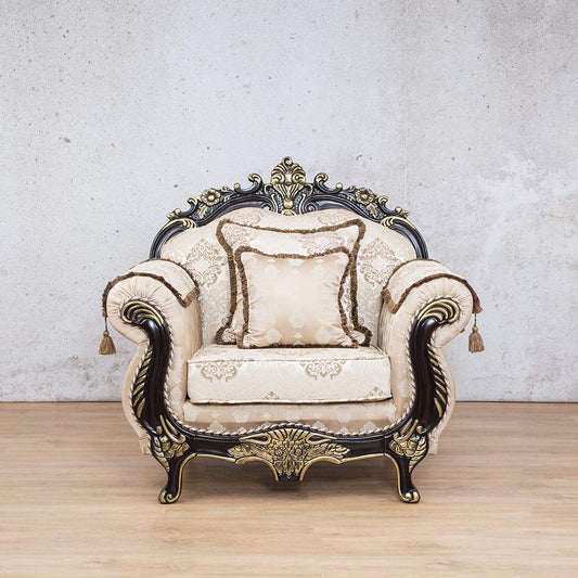 Berlin 1 Seater Fabric Sofa Fabric Sofa Leather Gallery Beige-B