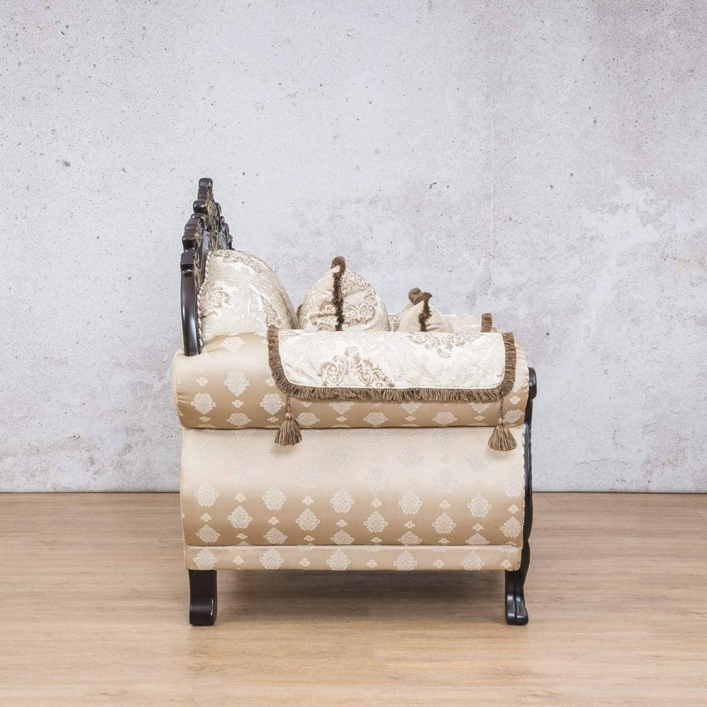 Berlin 3 Seater Fabric Sofa Fabric Sofa Leather Gallery Beige-B 