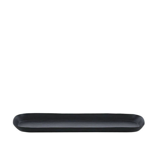 Black Lexus Hammered Tray - Medium Trays Leather Gallery Black 25 x 18cm