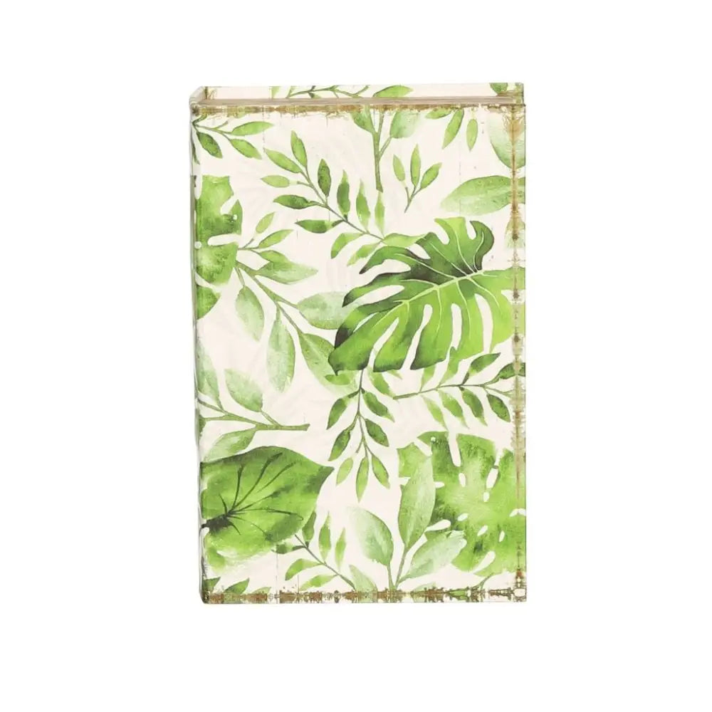 Botanical Green & White File Boxes - Set of 2 - File Box