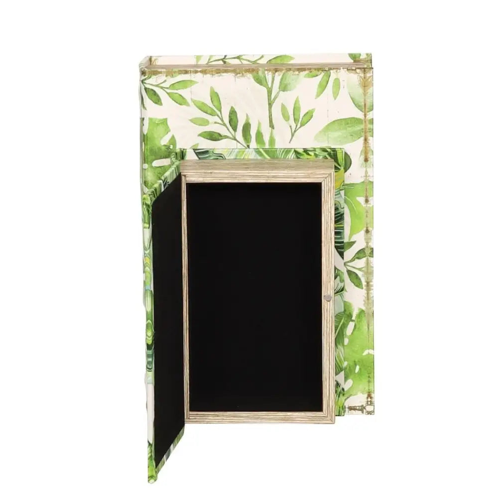 Botanical Green & White File Boxes - Set of 2 - File Box
