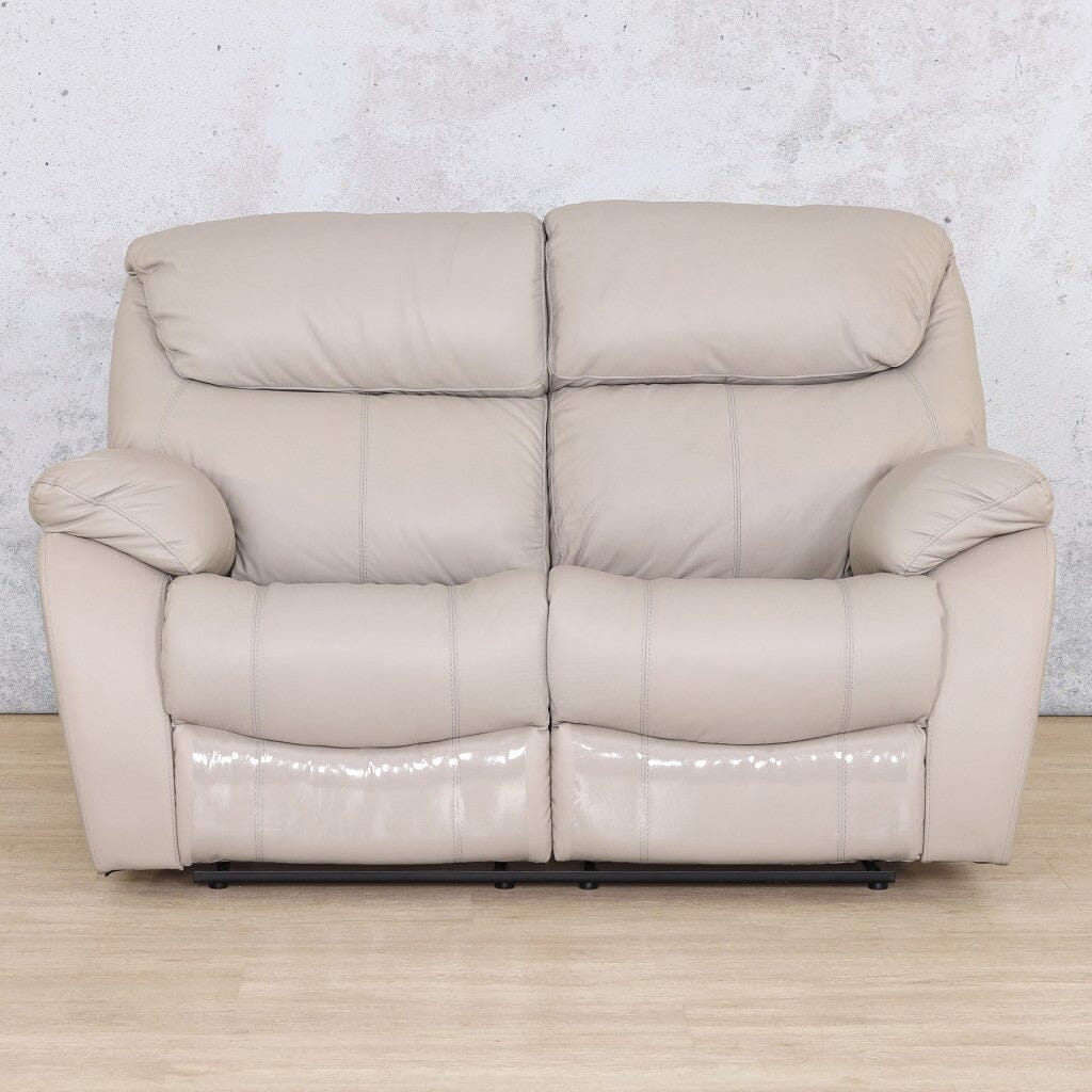 Cairo 2 Seater Leather Recliner Leather Recliner Leather Gallery Grey