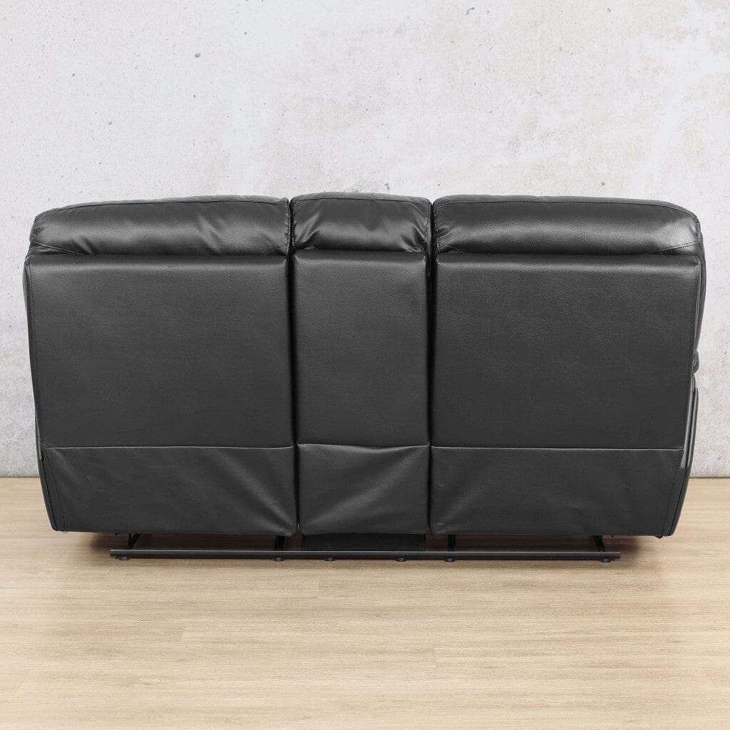 Cairo 2 Seater Leather Recliner Home Theatre Leather Recliner Leather Gallery black