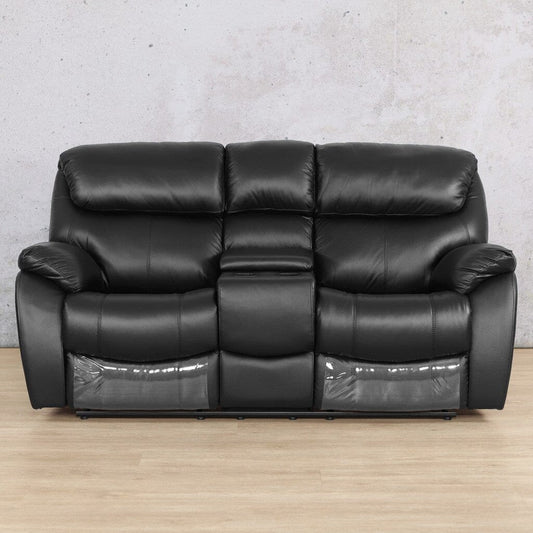 Cairo 2 Seater Leather Recliner Home Theatre Leather Recliner Leather Gallery Black