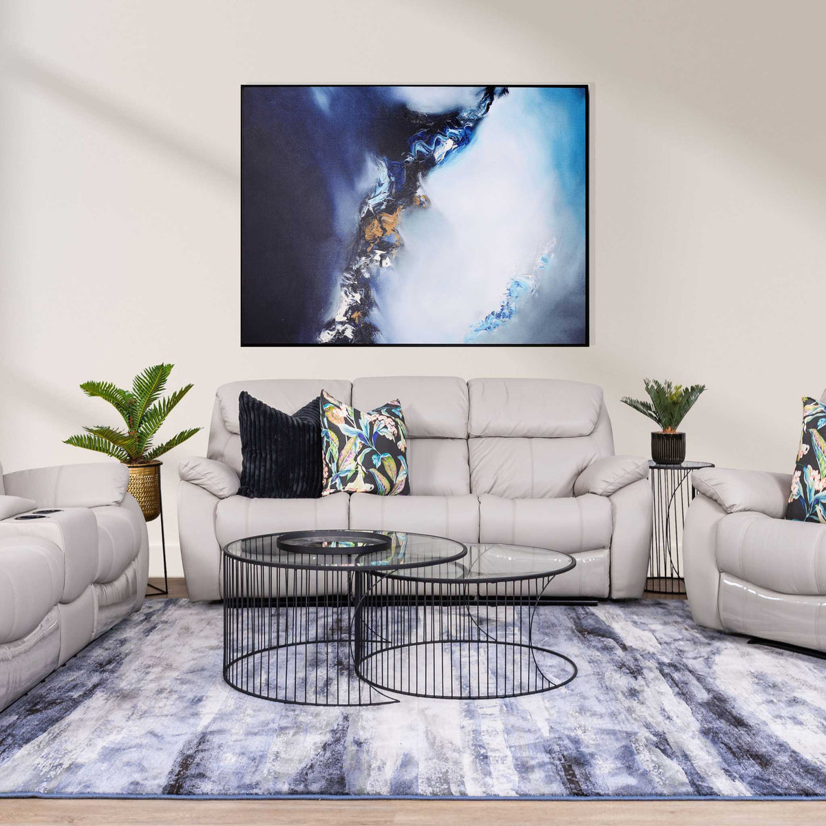 Cairo Leather Recliner Home Theatre Suite Leather Gallery