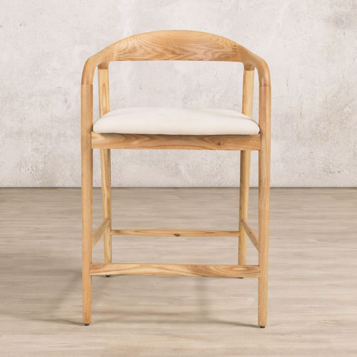 Calvin Bar Dining Chair - Leather Gallery - Natural