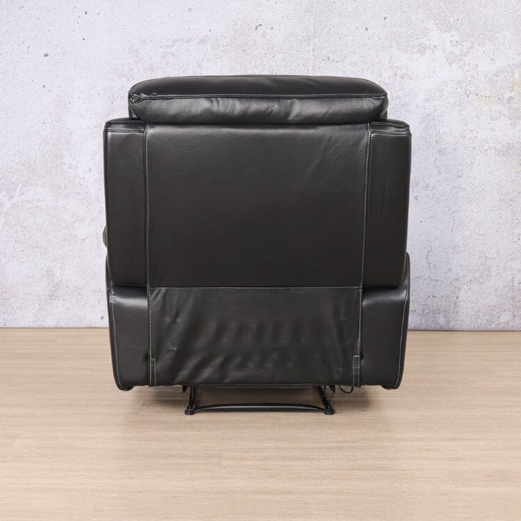 Capri 1 Seater Leather Recliner Leather Recliner Leather Gallery Black