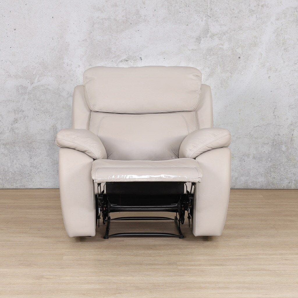 Capri 1 Seater Leather Recliner Leather Recliner Leather Gallery Grey