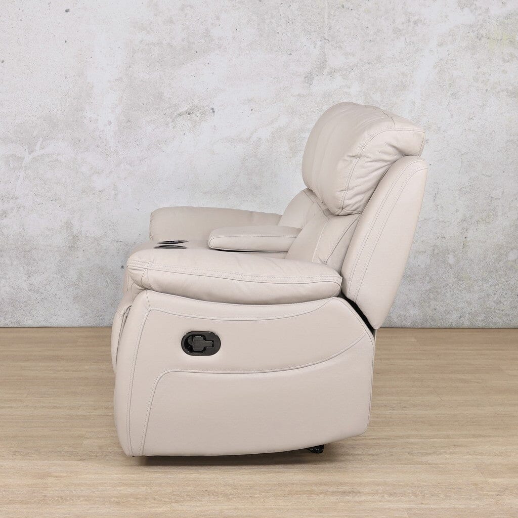 Capri 2 Seater Leather Home Theatre Recliner Leather Recliner Leather Gallery grey