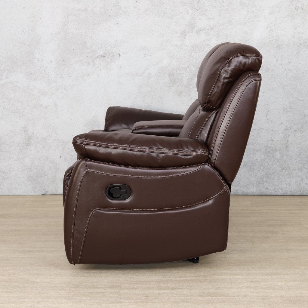 Capri 2 Seater Leather Home Theatre Recliner Leather Recliner Leather Gallery choc