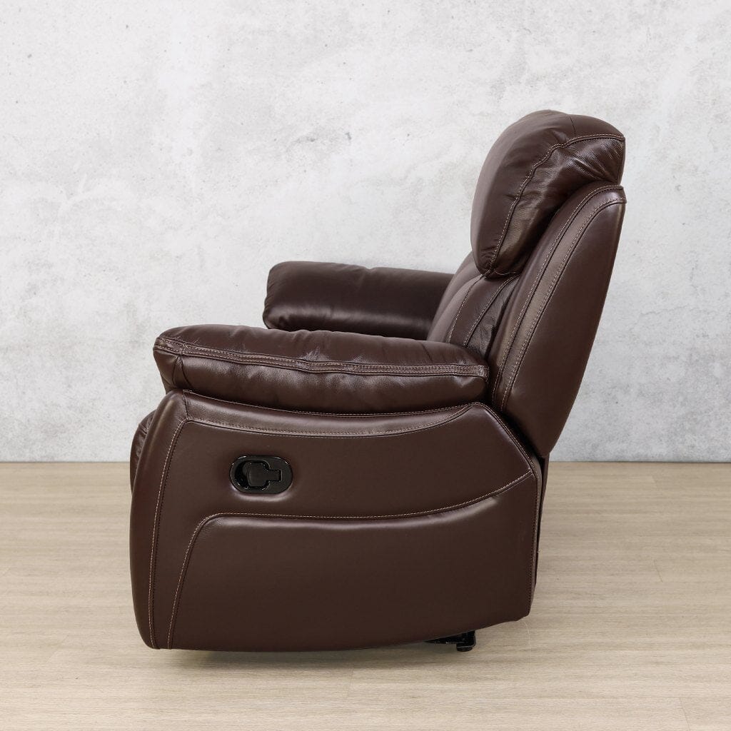 Capri 3 Seater Leather Recliner Leather Recliner Leather Gallery Choc