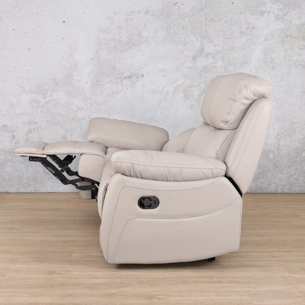 Capri 3 Seater Leather Recliner Leather Recliner Leather Gallery Grey
