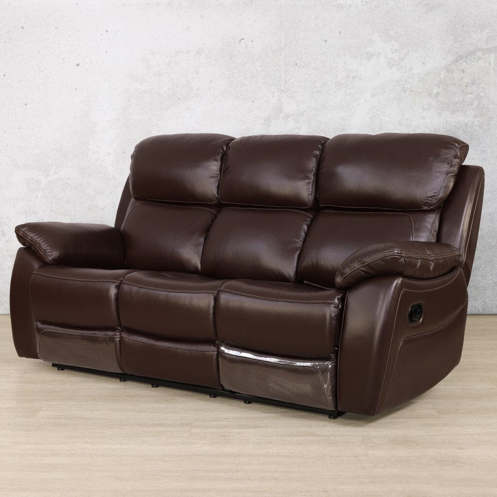 Capri 3 Seater Leather Recliner Leather Recliner Leather Gallery Choc
